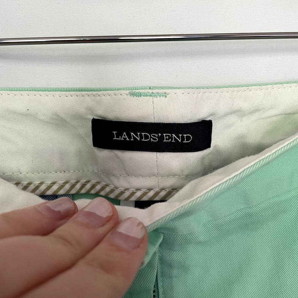 Lands' End Green‎ Mint Summer Shorts - Women's Size 12P - Picture 3 of 7